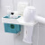 Nail-free and non-trace bathroom hair dryer creative paste type hair dryer rack toilet Storage rack