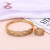 Stone Jewelry Honor Produced Golden and Silver Korean Version of the Simple Fairy Sister sen nv xi Online Influencer Ring Bracelet