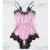 Sexy lace women's home one-piece skirt deep V silk material women's home wear