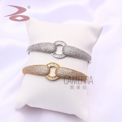Simple Trendy Ins Style Design Bracelet Narrow Zircon Bracelet Ring Set 520 Birthday Gift for Girlfriend