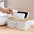 Nordic Desktop Simple Extraction Box Household Bamboo cover tissue Box Living Room Coffee Table Creative Tissue Paper Storage box Nordic Desktop Simple Extraction box