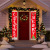 Cross - border hot style Christmas couplets, festive decorative door curtain, Christmas banners, outdoor hanging banners to support custom - made pictures