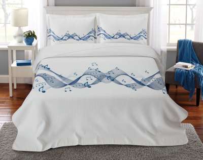 New arrival printed home textile bedding 3-piece thin air conditioning summer quilt big design customized pattern color