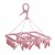 Manufacturers direct Plastic Square multi clip Hangers drying socks underwear folding air drying clothes wholesale
