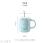 Weig Korean cartoon bear ceramic cup small fresh art INS creative mugs male students lovers cup