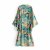 Fall 2018 European and American women's Dress Lotus Crane Print tie-back Kimono Cardigan woman 8175