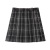 Japanese college high waist plaid JK uniform skirt bust pleated skirt school uniform