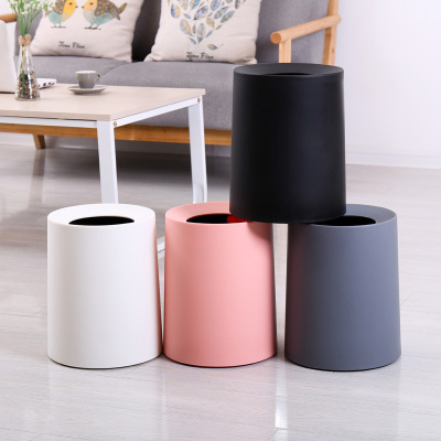 European Style Nordic Creative Toilet Office Bedroom Living Room Household Openless waste-bin 8L