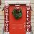 New Christmas decorations door curtain Christmas hanging cloth hanging flags hanging doors hanging Christmas scene decorated couplets