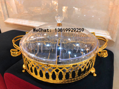  creative division of plastic dry fruit tray living room dried fruit box sealed portable candy box wholesale