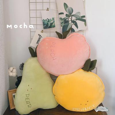 Ins fruit pillow cute nap pillow sofa cushion peach cushion stuffed toy