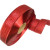 3.8cm Red and gold Christmas decoration ribbon Christmas supplies can be made bowknot Garden ribbon