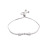 Women's 925 Sterling Silver Bow Bracelet New Korean Style Simple Style Student Girlfriend Gifts Mori Bracelet