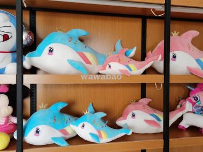 Cuddly toy cute dolphin doll cuddly pillow bed doll large girl doll super soft doll