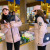 The new Korean version of winter 2020 down cotton Jacket for female students stands with PU leather short casual lovers cotton jacket