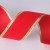 Christmas decorations, DIY accessories, 100yd 3.8cm wide Red Flannelette Gilt ribbon