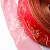 Christmas tree decorations 10 meters red gold Korean printed Christmas tree decoration ribbon