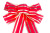 Christmas bow decoration 35*28cm red and gold six-ear high-grade Christmas bow 20g