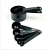  Black set plastic measuring spoon set 10-piece measuring cup measuring spoon baking weighing tool 10 measuring spoons