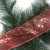 6.3*200cm Red and gold Korean printed Christmas tree decoration ribbon