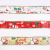 New 10 m Santa Claus Snowman Christmas ribbon Christmas tree wreath decorated with Christmas ribbons