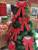 Christmas decorations Large red Christmas bow Christmas tree decorations