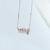 S925 Sterling Silver Korean Style Sweet Necklace Female Sweet Girl Simba Recommended Neck Wear English Choker