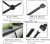 Zipper tie Black 16 \\\" 40.6cm tensile strength of 80 lb ABS New material Industrial quality