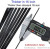 Zipper tie Black 16 \\\" 40.6cm tensile strength of 80 lb ABS New material Industrial quality