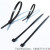 Zipper tie Black 16 \\\" 40.6cm tensile strength of 80 lb ABS New material Industrial quality