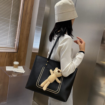 New Trendy Korean Style Tote Big Bag Simple Western Style Everyday Joker Bag Women's Bag Large Capacity Handbag Shoulder Bag