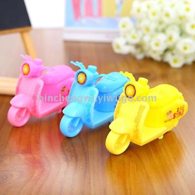 Cartoon motorcycle pencil sharpener Student pencil sharpener pencil sharpener stationery wholesale