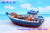 Mediterranean Resin Craft Ornament Ocean Series Tourist Souvenir Mediterranean Resin Boat Touch 18cm