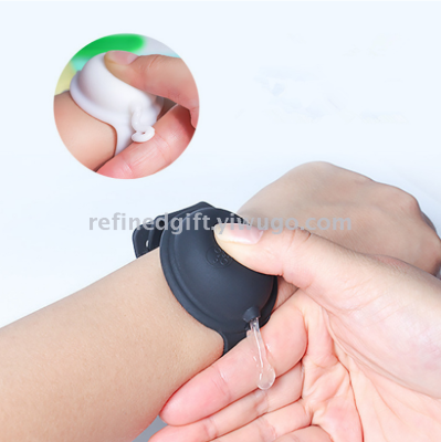 Silicone hand sanitizer -- crossborder Web celebrity the same disinfection tant bracelet Portable Hand sanitizer bracelet