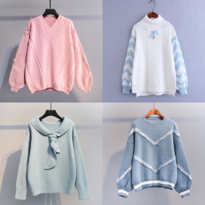 Women's Knitwear Sweaters Stock Clothing Tail Goods Factory Direct Women's Cheap Sweaters