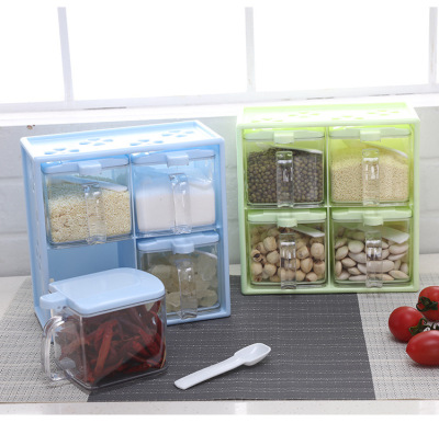 Manufacturers Direct four Taste Box multi-function differcup can Hang wall drawer contains pot