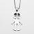 Alien Necklace Men's Trendy Hip Hop Hiphop Versatile Internet Celebrity Ins Street Robot Fashion Brand