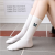 Socks ladies middle stockings black and white embroidered butterfly socks sport socks ladies skateboard wet socks