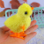 Spring Plush Chicken Can Run and Walk Jumping Chicken Winding Chain Online Red Creative Children Play