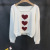 One - collar turtleneck sweater woman sweet and lovely autumn new Korean version of loose BF languid lazy style knit top