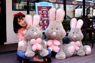 Factory Direct Sales American Rabbit Oversized Long Ear Rabbit Doll Plush Toys Spot One Piece Dropshipping