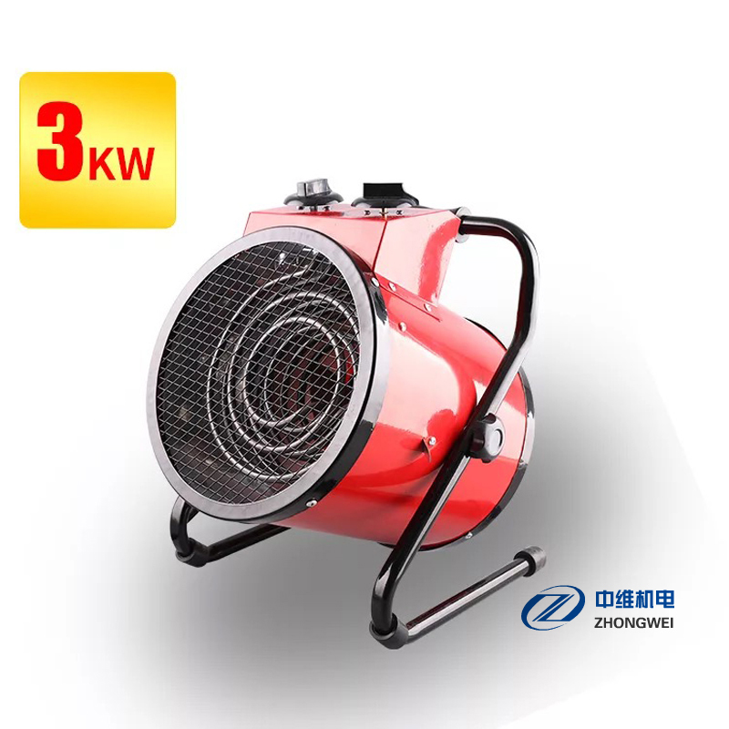 欧标大功率3KW220V 23直径圆 工业暖风机取暖器热风机浴室取暖器
