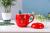 Christmas Apple ceramic mug glazed mug holiday water mug...