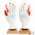 Film gloves wear wear-resistant, breathable, non-slip, stab-proof, cutting construction site mechanical handling labor protection work gloves