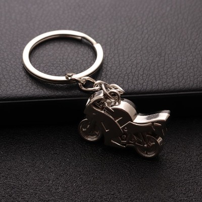 Creative Motorcycle key pendant decoration Key chain heavy motorcycle Model small gift male engraved gift