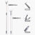 S42-A427 Household Clothes Rail Retractable Clothing Rod Student Dormitory Lengthened Clothesline Pole Air Clothes Pole
