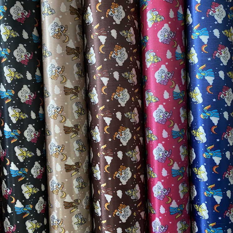 色丁印花系列 厂家直销 大量现货 箱包等外包装色丁发泡面料