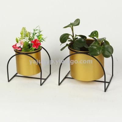 Flower frame and flowerpot for tieyi household articles