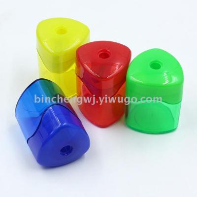 Triangular single-hole sharpener Office sharpener Student sharpener school supplies stationery