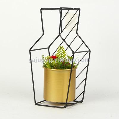 Flower frame and flowerpot for tieyi household articles